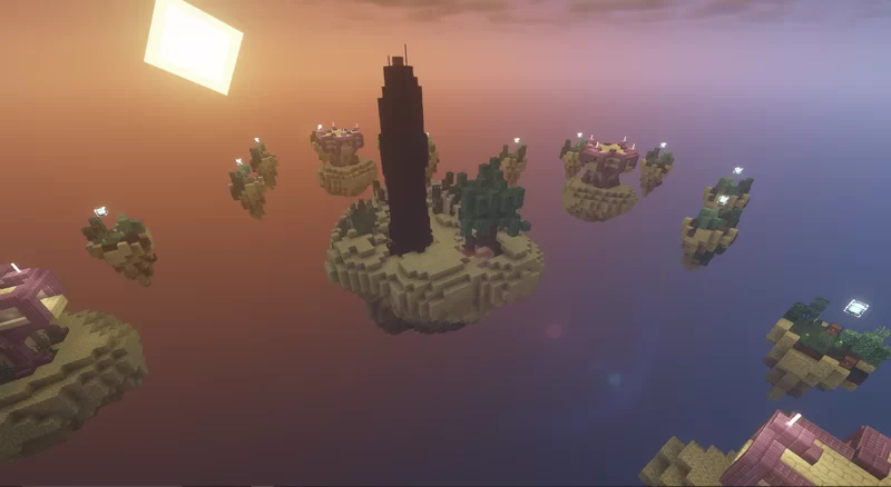 Image of a Skywars map